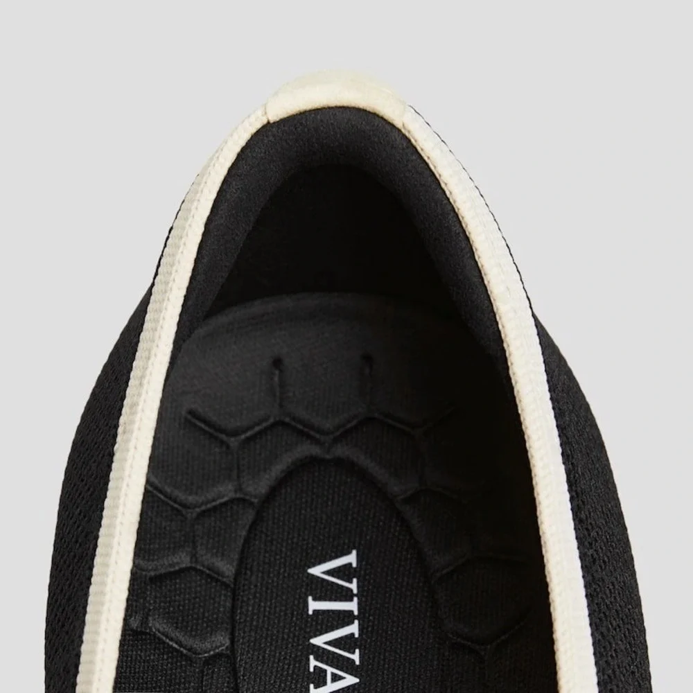 VIVAIA Round-Toe Platform Chunky Heel Loafers Black Slip On Shoes EU/38.5 US/7.5
